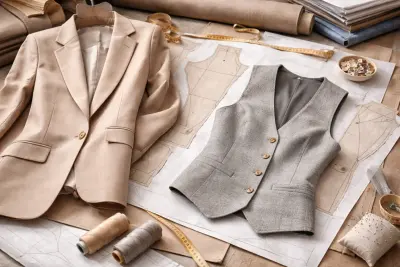 Żakiety i kamizelki: jak wybrać wykrój i uszyć rzecz, która pracuje w garderobie