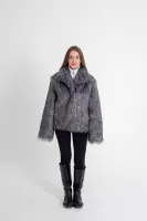 Pattern 3233 women’s fur coat
