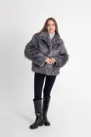 Pattern 3233 women’s fur coat