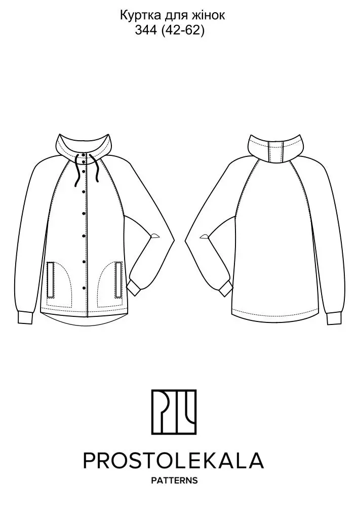 Pattern 344 sweatshirt for women