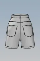 Pattern 358 women's shorts