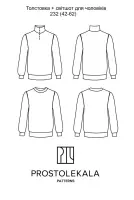 Pattern 232 men's sweatshirt
