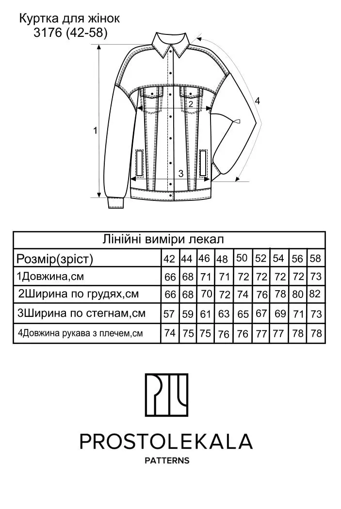 Pattern 3176 women's jacket