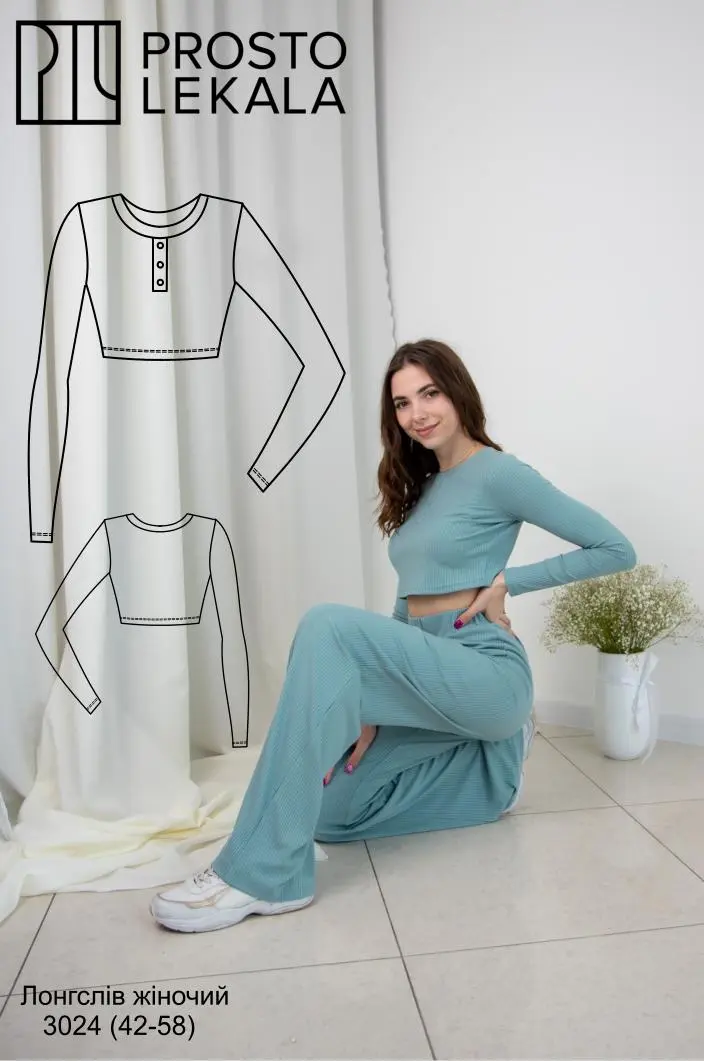 Pattern 3024 women's long sleeve