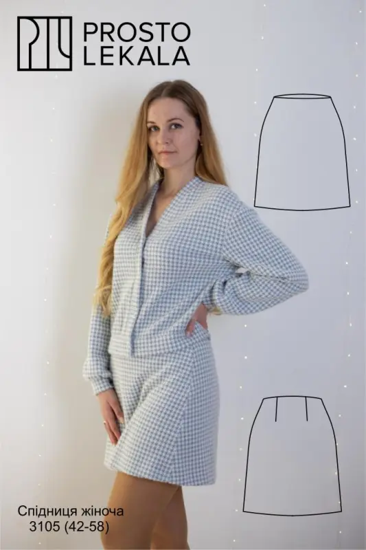Pattern 3105 skirt for women