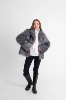 Pattern 3233 women’s fur coat