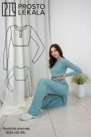 Pattern 3024 women's long sleeve