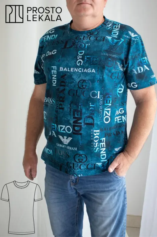 Pattern 207 men's T-shirt
