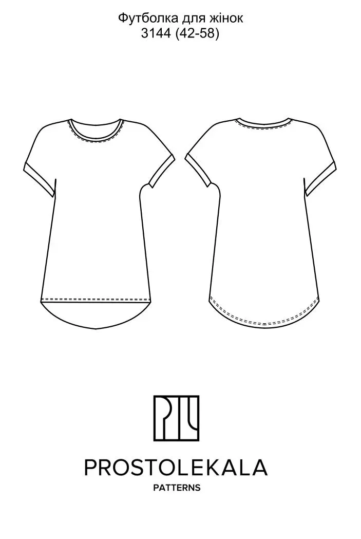 Pattern 3144 women's T-shirt