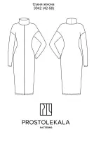 Pattern 3042 knitted dress for women