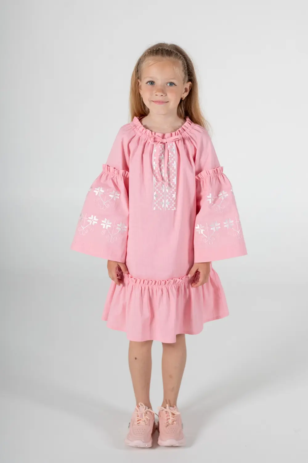 Pattern 1033 embroidered dress for girls