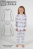 Pattern 141 sweatshirt for children