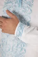 Pattern 2015 men's embroidered shirt