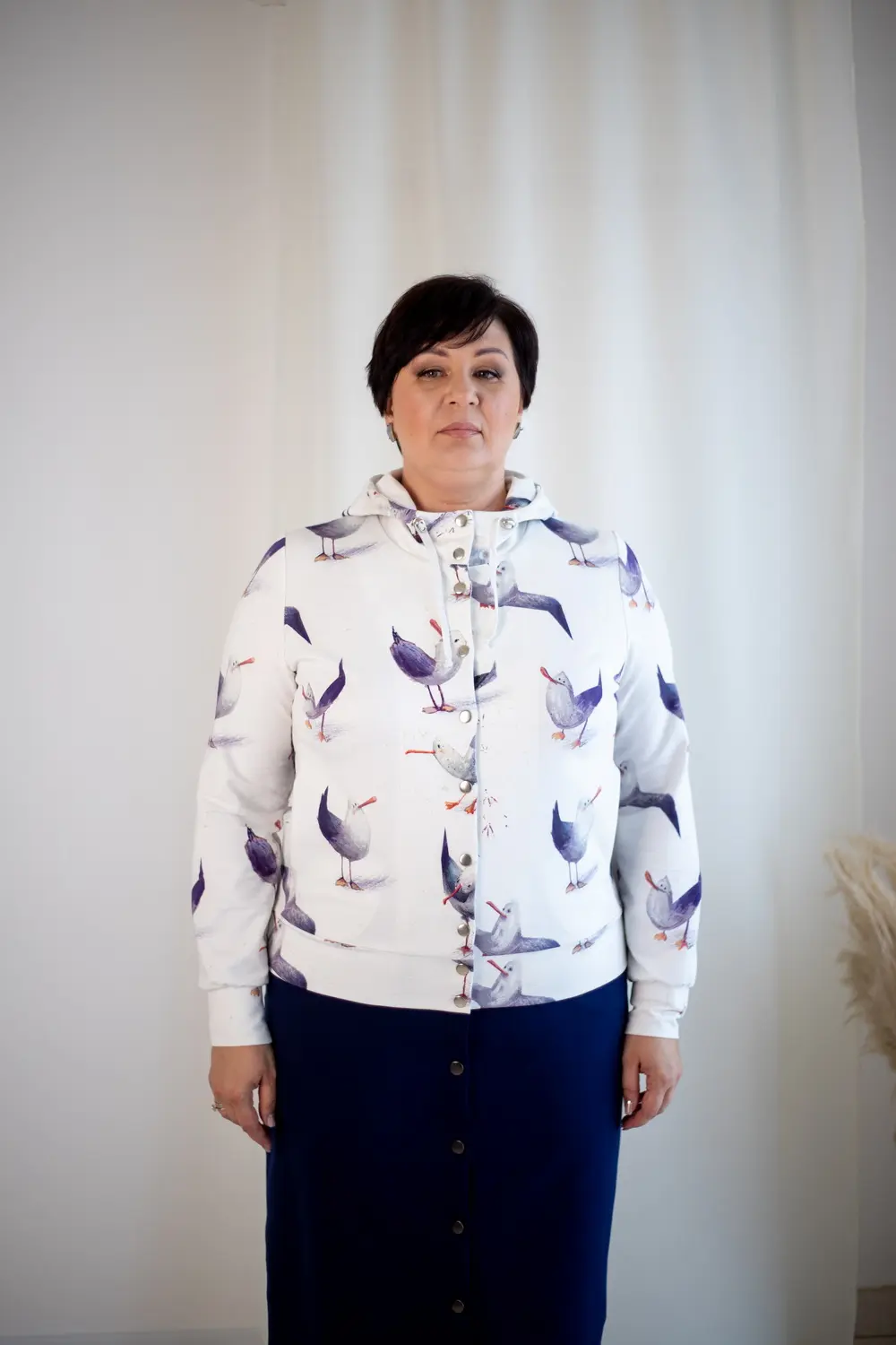 Викрійка 3077 толстовка для жінок