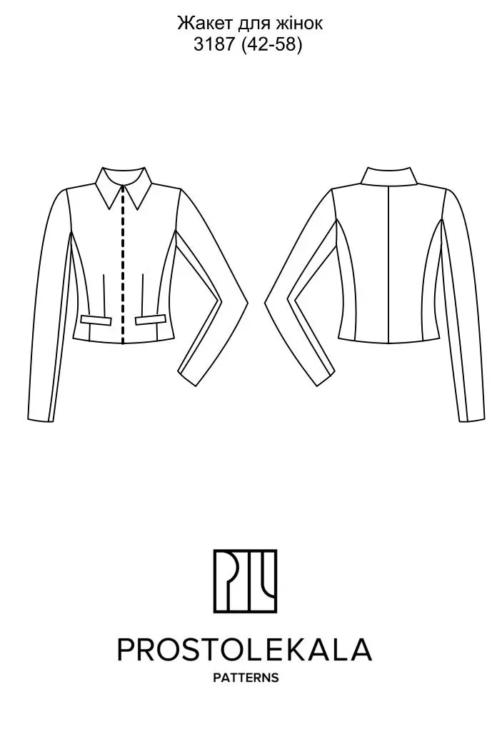 Pattern 3187 women's jacket
