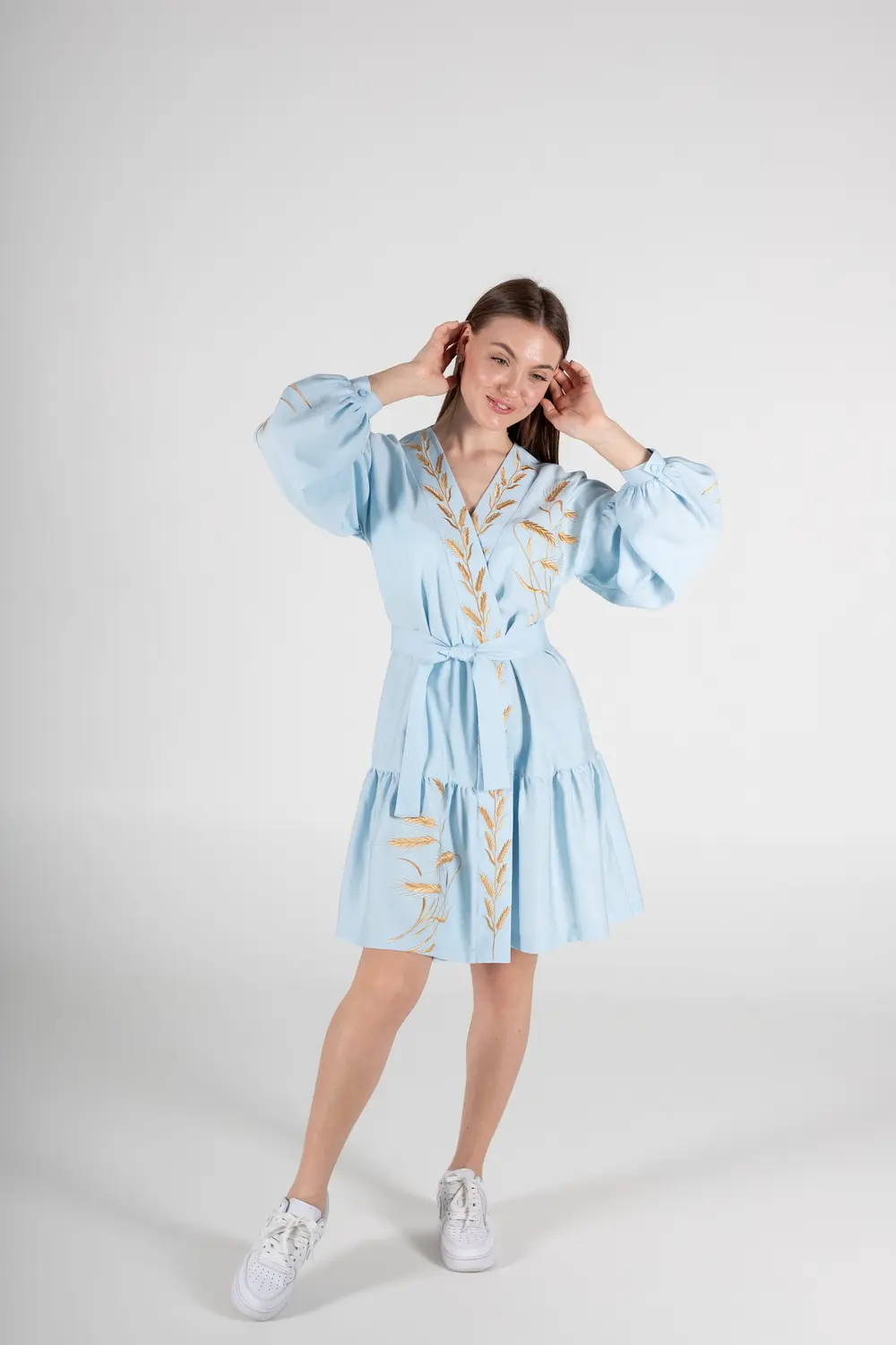 Pattern 3122 embroidered dress for women