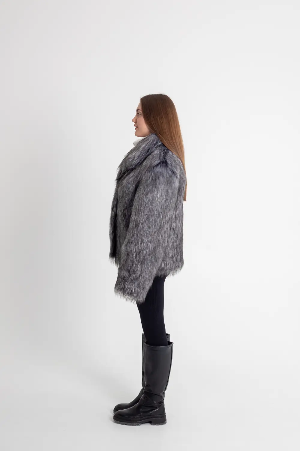 Pattern 3233 women’s fur coat