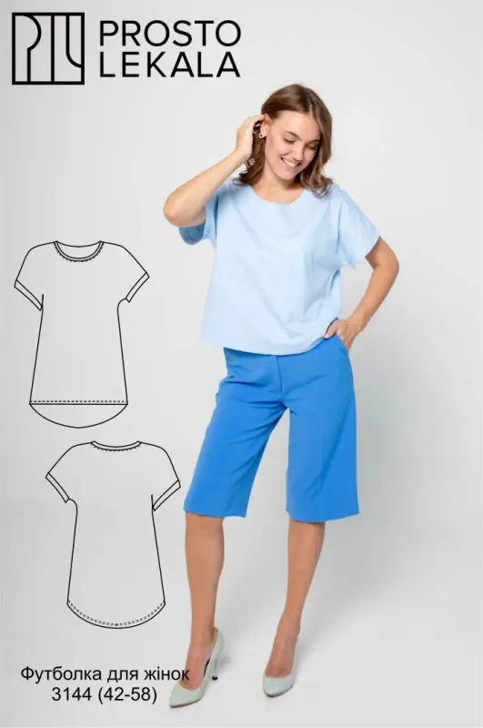 Pattern 3144 women's T-shirt