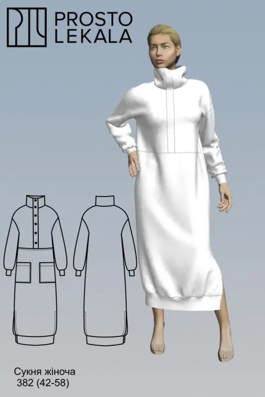 Pattern 382 dress for women
