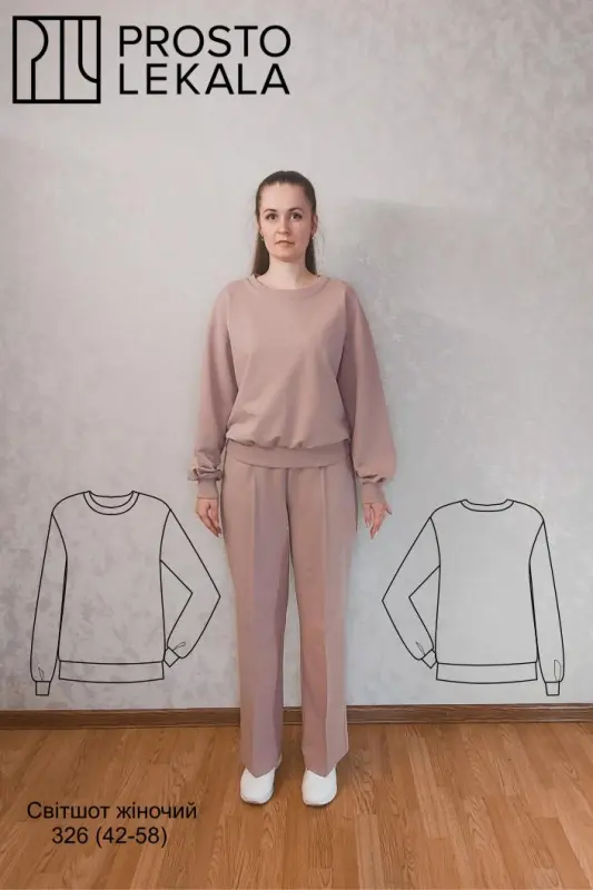 Pattern 326 sweatshirt for women