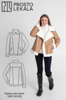 Pattern 3232 shearling jacket for women