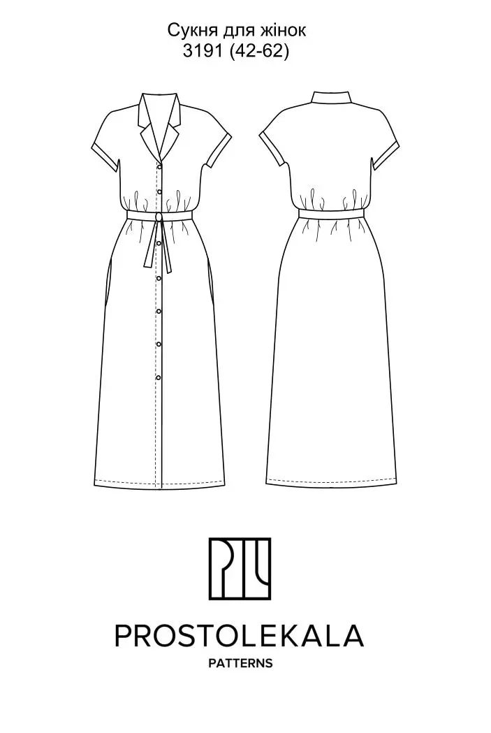 Pattern 3191 women's dress