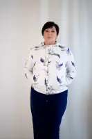 Викрійка 3077 толстовка для жінок