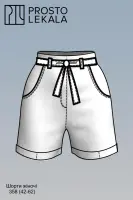 Pattern 358 women's shorts
