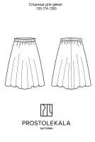 Pattern 135 skirt for girls