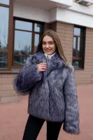 Pattern 3233 women’s fur coat