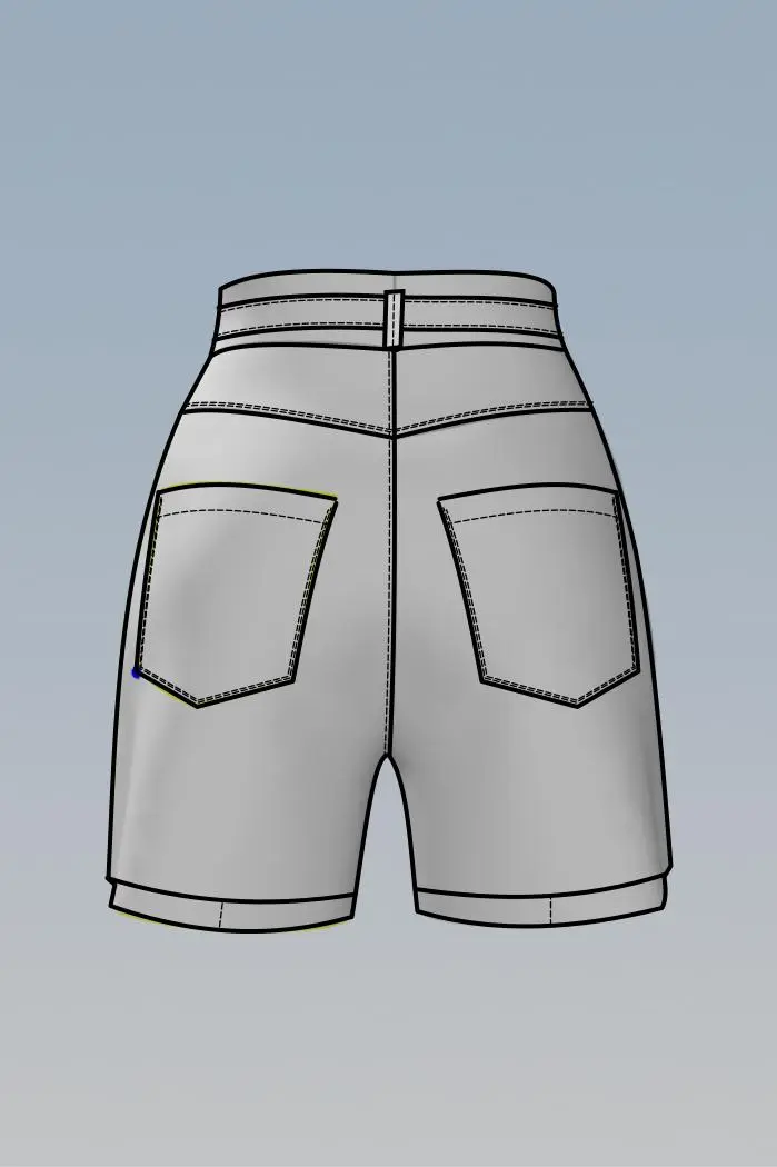 Pattern 358 women's shorts