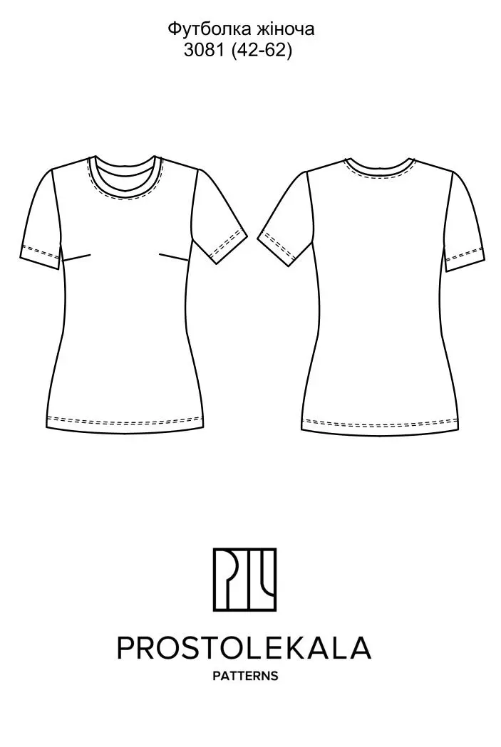 Pattern 3081 women's T-shirt