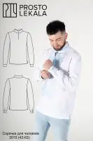 Pattern 2015 men's embroidered shirt