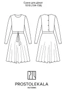 Pattern 1018 Dress for Girls