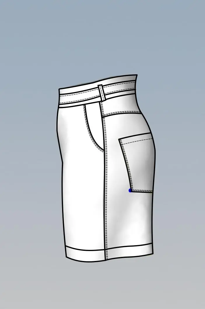 Pattern 358 women's shorts