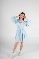Pattern 3122 embroidered dress for women