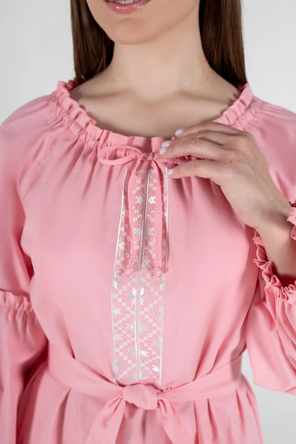Pattern 3124 embroidered dress for women