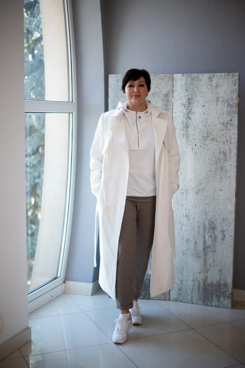 Pattern 3089 trench coat for women