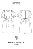 Pattern 3068 women's dress