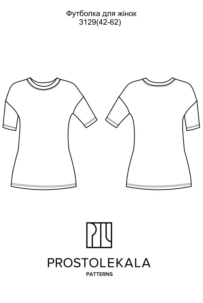 Pattern 3129 women's t-shirt