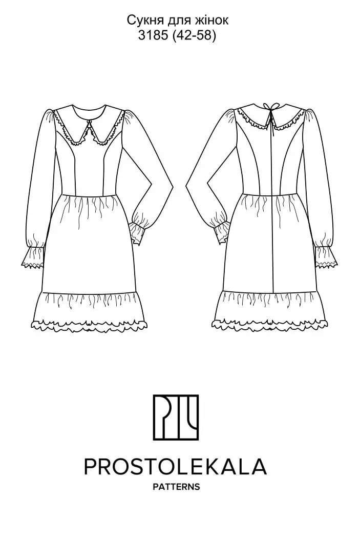 Pattern 3185 Dress for Women