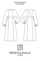 Pattern 3119 embroidered dress for women