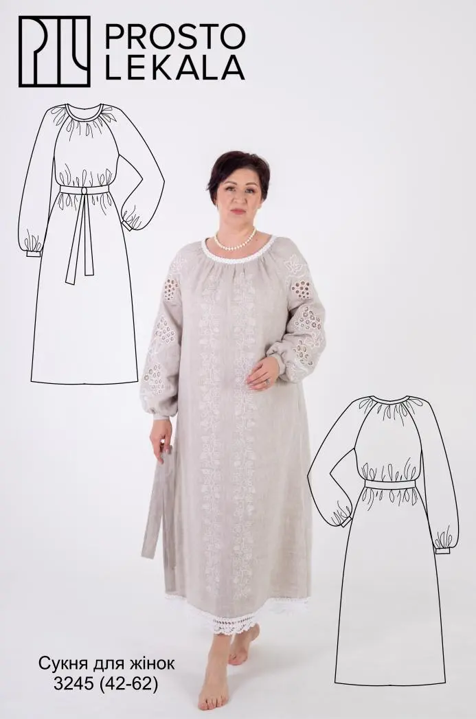 Pattern 3245 women's dress