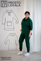 Pattern 3079 hoodie for women
