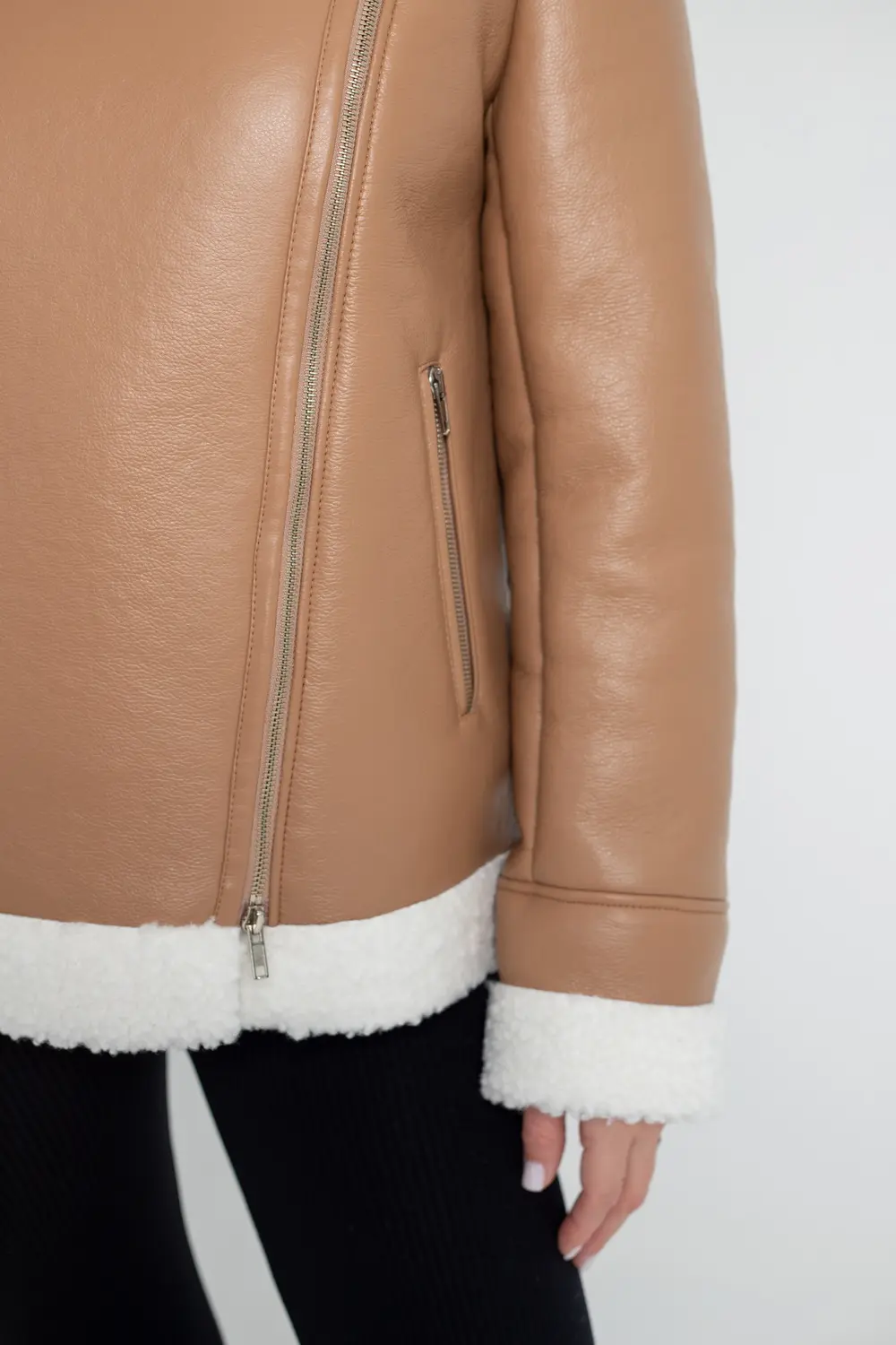Pattern 3232 shearling jacket for women