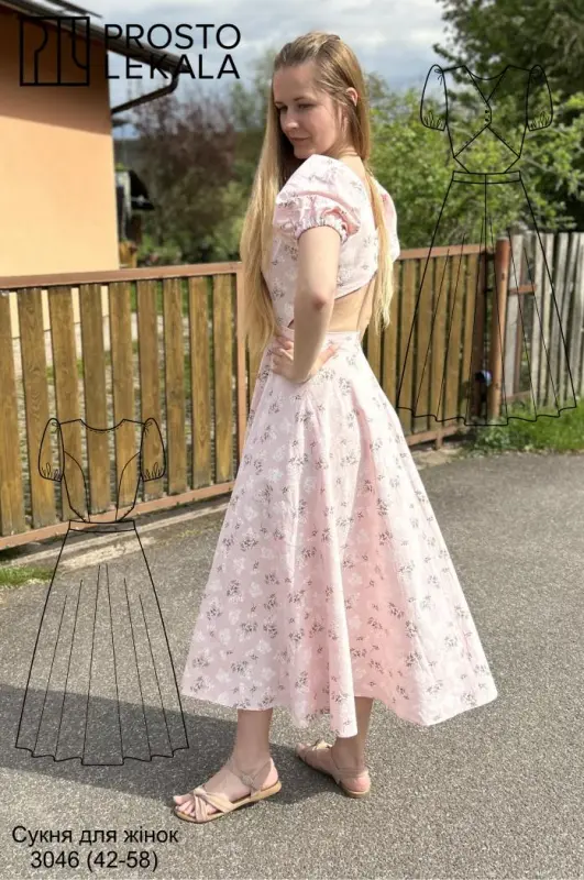 Pattern 3046 dress for women