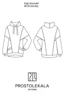 Pattern 3018 hoodie for women
