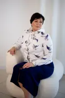 Викрійка 3077 толстовка для жінок