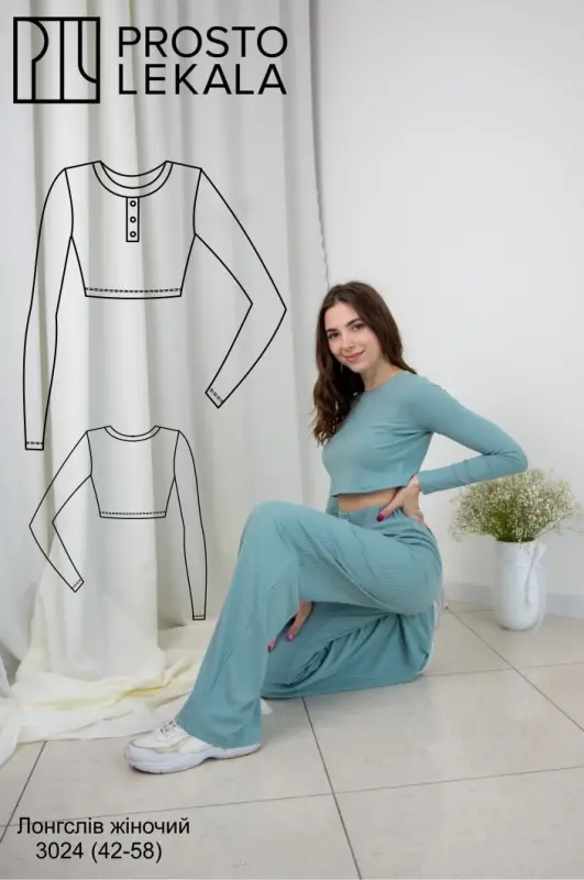 Pattern 3024 women's long sleeve