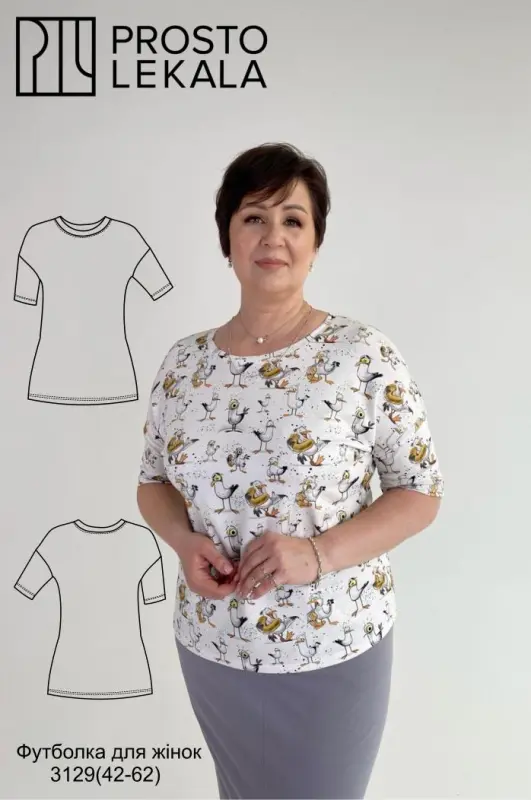 Pattern 3129 women's t-shirt